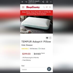 Tempur-Pedic Tempur Pillow
